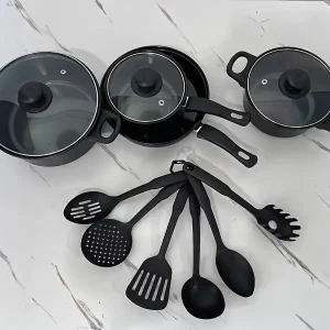 Luxurious Thirteen-Piece Cookware Kitchenware: Diverse Combinations Such As Non-Stick Soup Pots, Multi-Functional Pots And Frying Pans